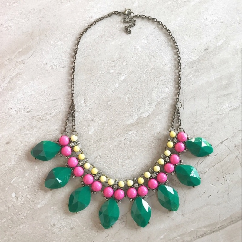 Green Statement Necklace